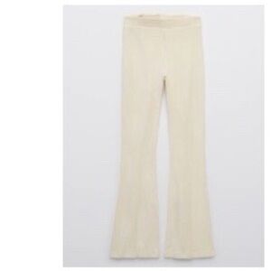 Aerie Groove-on Velour high waist flared  Pant size XS Short